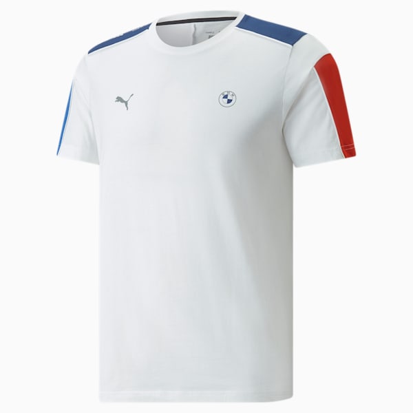 BMW M Motorsport T7 Men's Tee, Puma White, large-ZAF