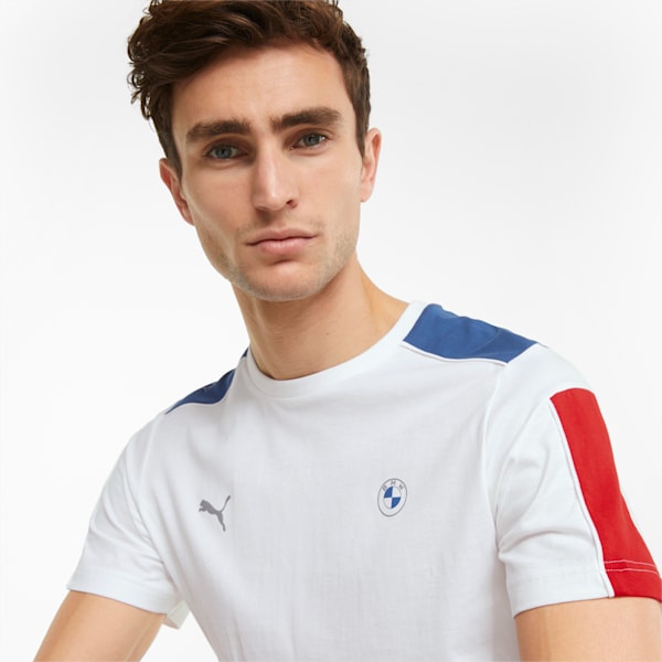 BMW M Motorsport T7 Men's Tee, Puma White, large-ZAF