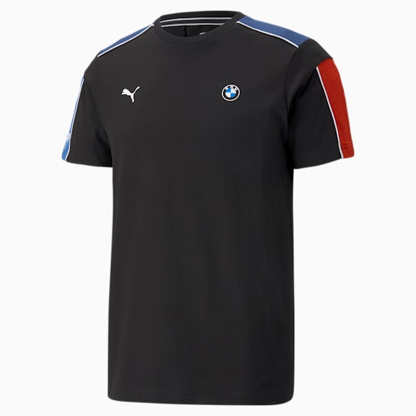 BMW M Motorsport T7 Men's Tee, Cotton Black-M color, large-ZAF