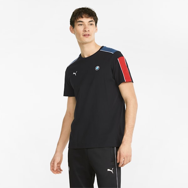 BMW M Motorsport T7 Men's Tee, Cotton Black-M color, large-ZAF