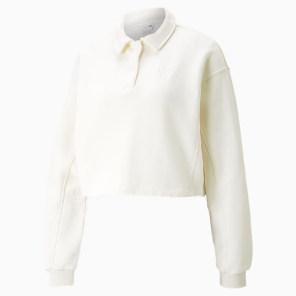 Infuse Fashion Polo Women's Sweatshirt, Pristine, large-ZAF