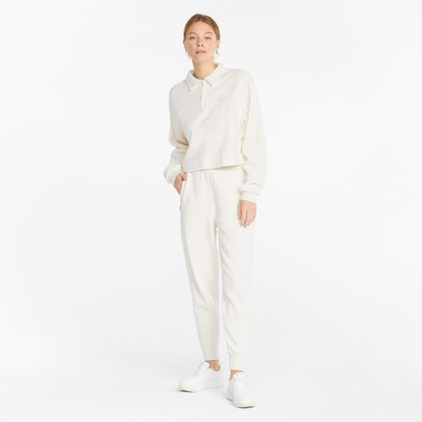 Infuse Fashion Polo Women's Sweatshirt, Pristine, large-ZAF