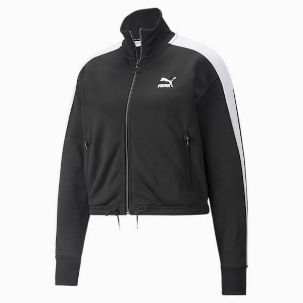 T7 Crop Track Women's Jacket, Puma Black, large-ZAF