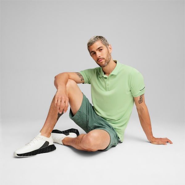 Porsche Design Men's Polo Shirt, Pure Green, large-MEX