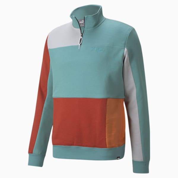 Signature Men's Basketball Pullover, Mineral Blue, large-ZAF