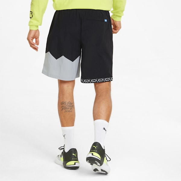 Jaws Woven Men's Basketball Shorts, Puma Black-Harbor Mist, large-ZAF