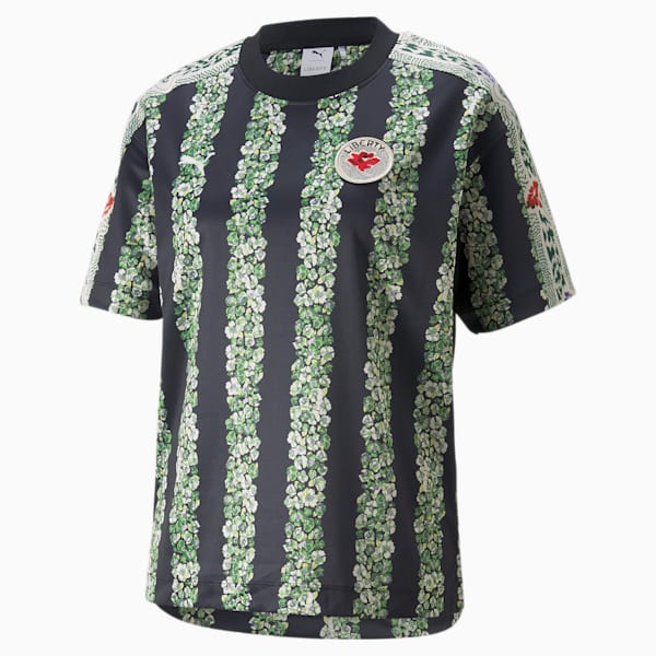 PUMA x Liberty Football Jersey Women, Puma Black-AOP, large-ZAF
