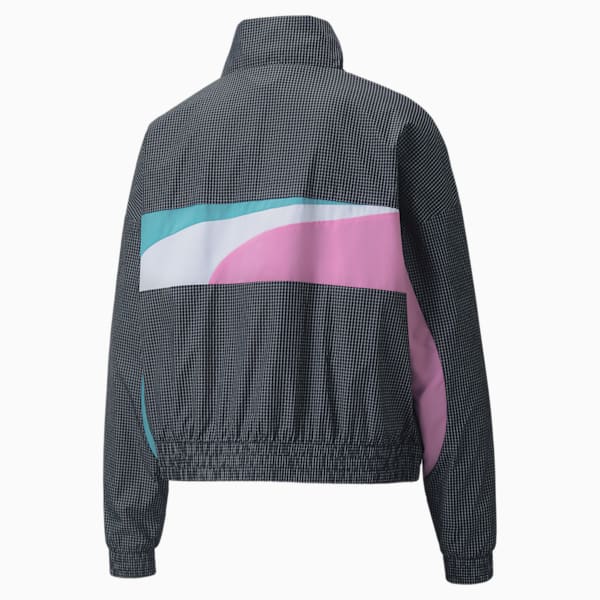 SWxP Woven Women's Track Jacket, Puma Black, large-ZAF