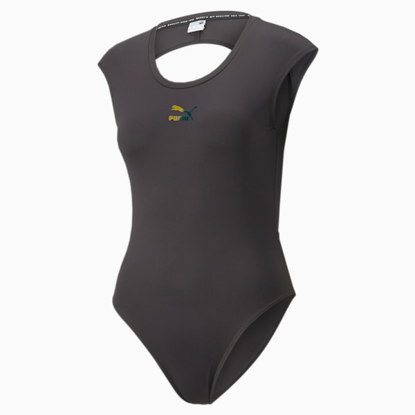 Crystal Galaxy Women's Bodysuit, Puma Black, large-ZAF