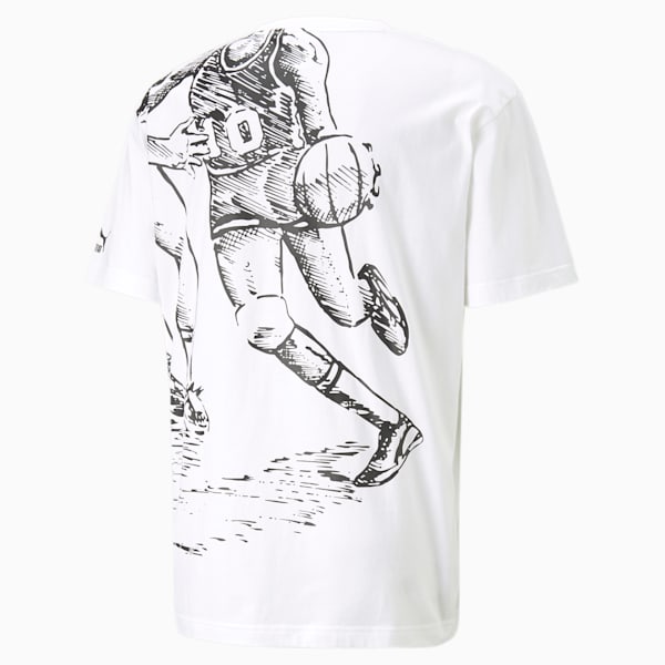 PUMA x Joshua Vides Men's Tee, Puma White, large-ZAF