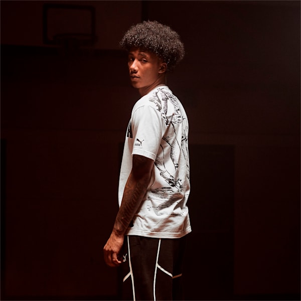 PUMA x Joshua Vides Men's Tee, Puma White, large-ZAF