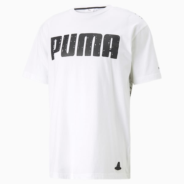 PUMA x Joshua Vides Men's Tee, Puma White, large-ZAF
