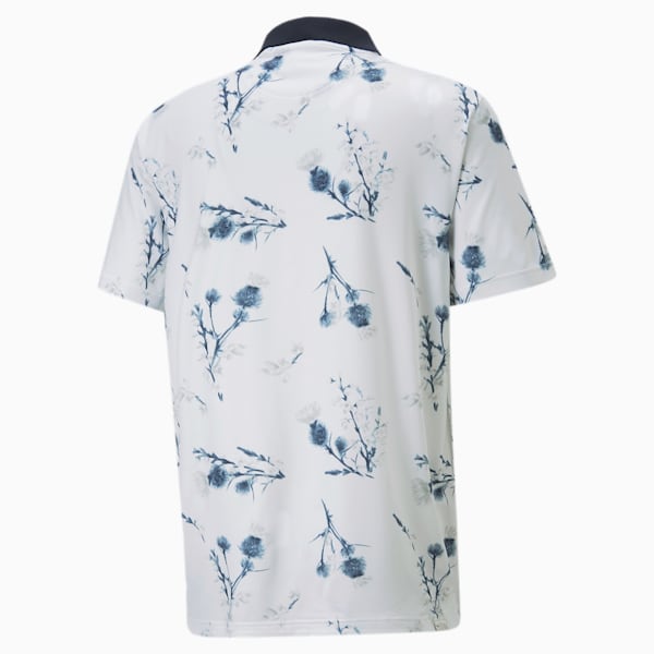 Mattr Lowlands Golf Polo Men, Bright White-Navy Blazer, large-ZAF