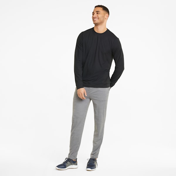 CLOUDSPUN GRYLBL Crew Neck Golf Sweatshirt Men, Puma Black, large-ZAF