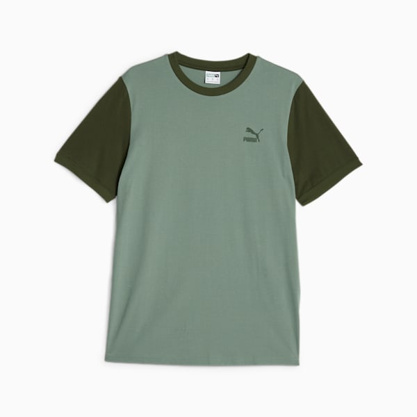 Remera para hombre Classics Block, Eucalyptus-Myrtle, large-ARG