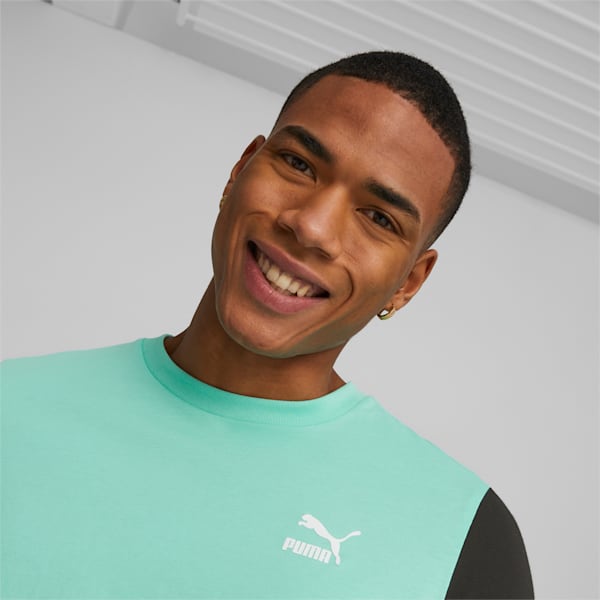 Remera para hombre Classics Block, Mint-PUMA Black, large-ARG