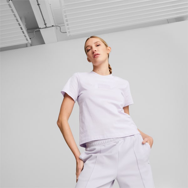 Scuderia Ferrari Style Tee Women, Spring Lavender, large-ZAF