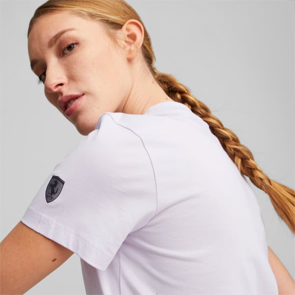 Scuderia Ferrari Style Tee Women, Spring Lavender, large-ZAF