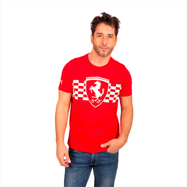 Remera deportiva para hombre Scuderia Ferrari Race, Rosso Corsa, large-ARG