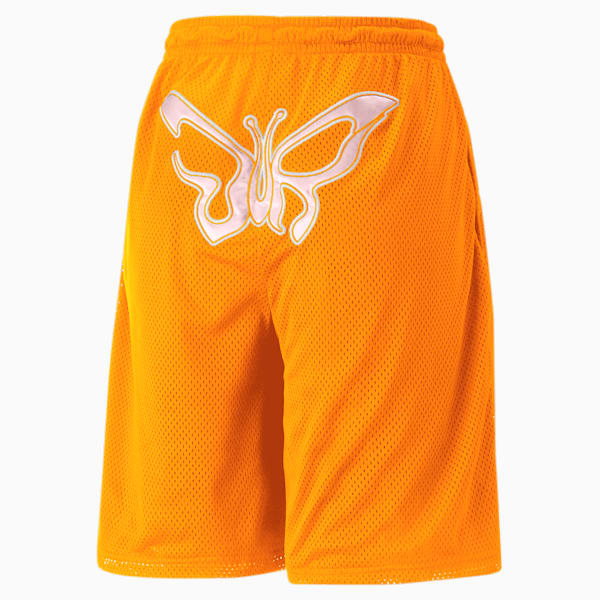 PUMA x DUA LIPA Basketball Shorts Women, Carrot, large-ZAF