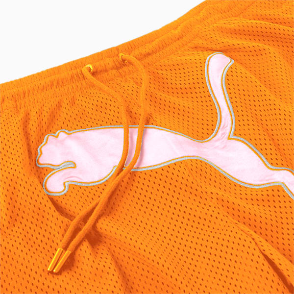 PUMA x DUA LIPA Basketball Shorts Women, Carrot, large-ZAF