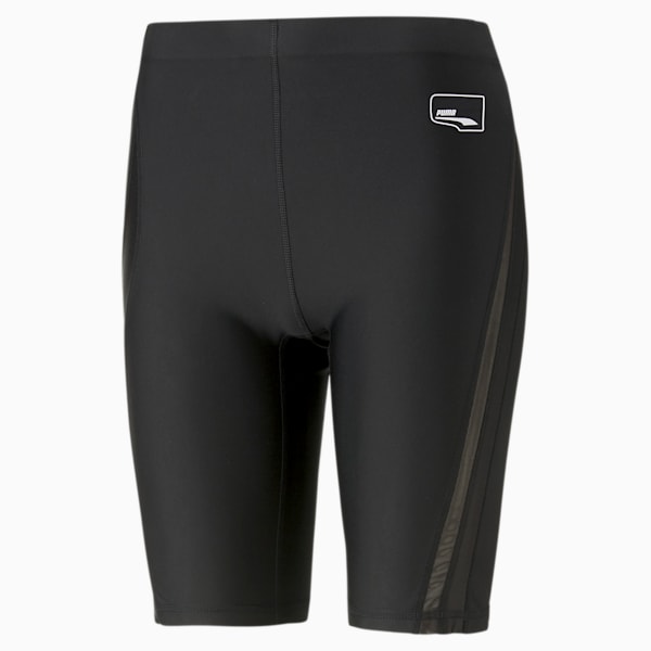 Shorts para mujer UPTOWN Bike, PUMA Black, large-ARG