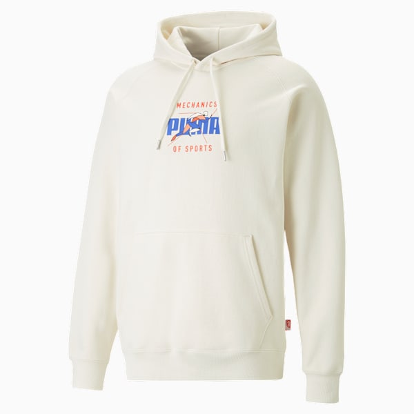Sudadera con capucha Track Meet para hombre, Pristine, large-MEX