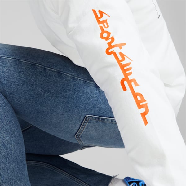 UPTOWN Long Sleeve Tee Men, PUMA White, large-ZAF