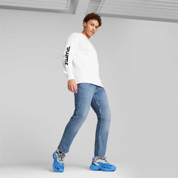 UPTOWN Long Sleeve Tee Men, PUMA White, large-ZAF