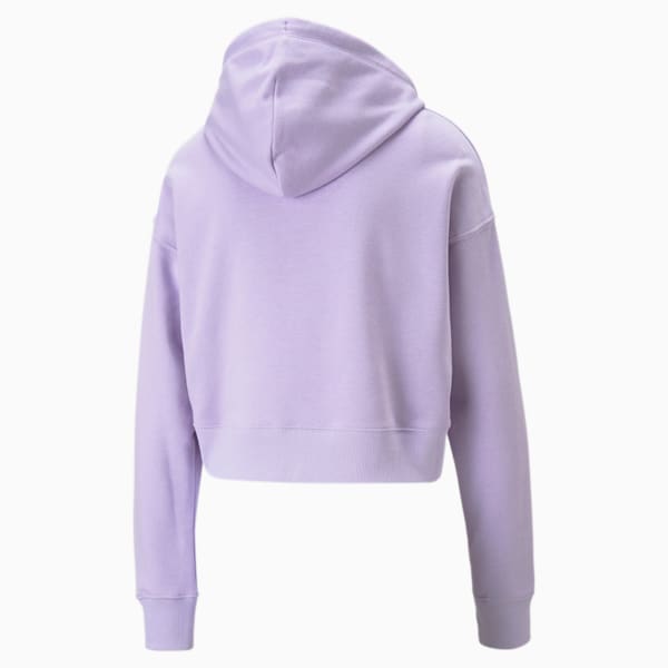 Classics Cropped Hoodie Women, Vivid Violet, large-ZAF