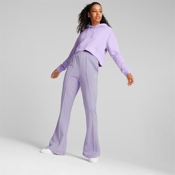 Classics Cropped Hoodie Women, Vivid Violet, large-ZAF
