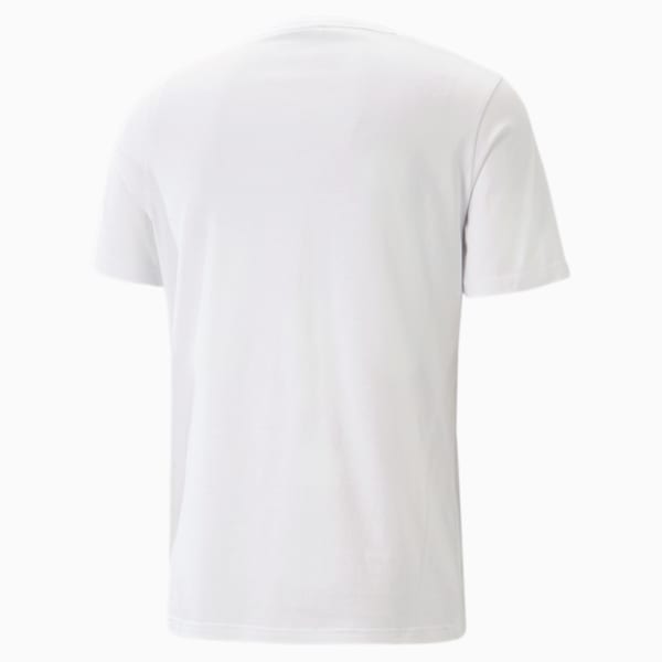 Remera con logotipo Classics para hombre, PUMA White-Royal Sapphire, large-ARG