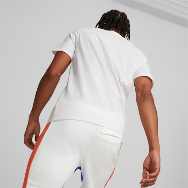 Remera con logotipo Classics para hombre, PUMA White-Royal Sapphire, large-ARG
