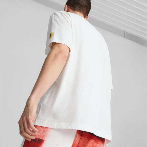 Scuderia Ferrari Road Trip Tee Men, PUMA White, large-ZAF