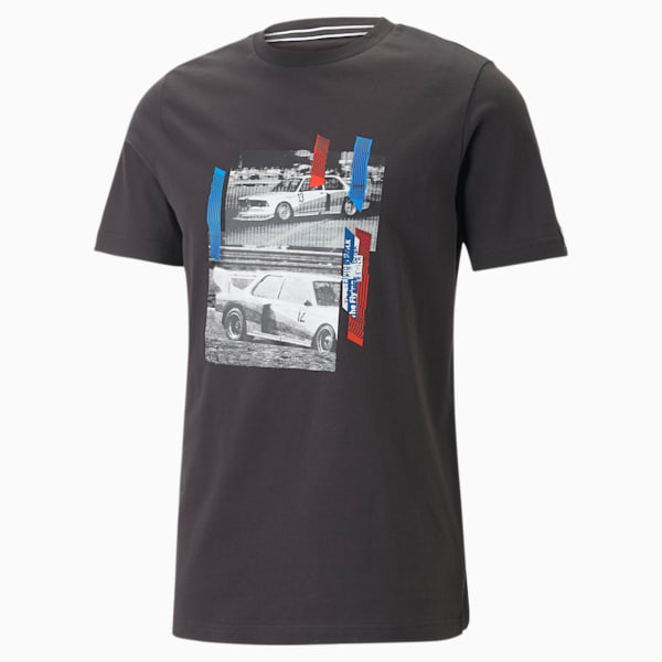 BMW M Motorsport Car Graphic Tee Men, PUMA Black, large-ZAF