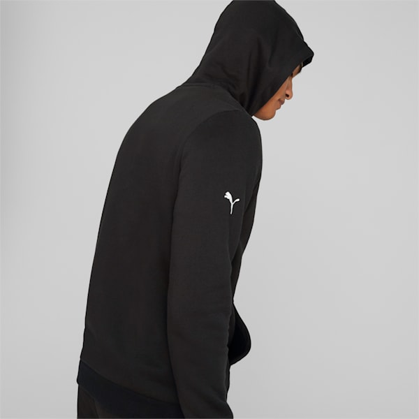 BMW M Motorsport ESS Fleece Hoodie Men, PUMA Black, large-ZAF