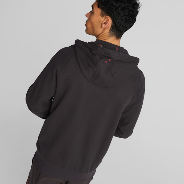 Scuderia Ferrari Race Long Sleeve Hoodie Men, PUMA Black, large-ZAF
