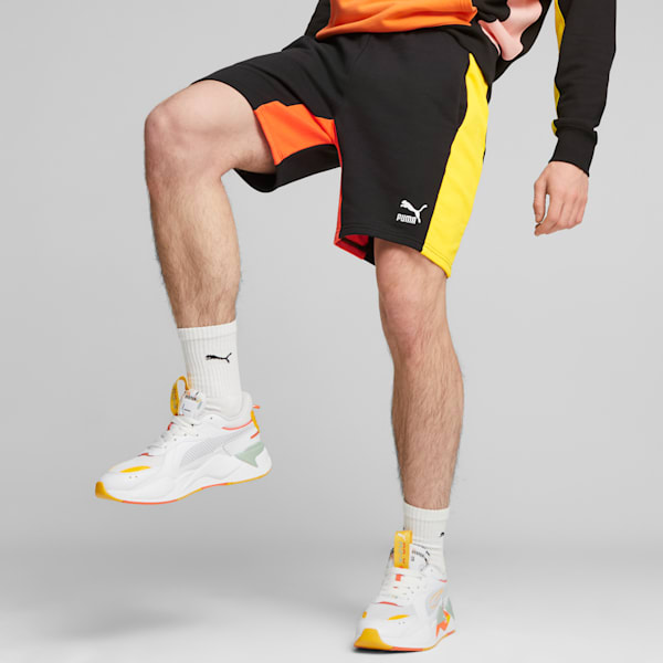 Shorts CLASSICS Block, PUMA Black-Hot Heat, large-ARG