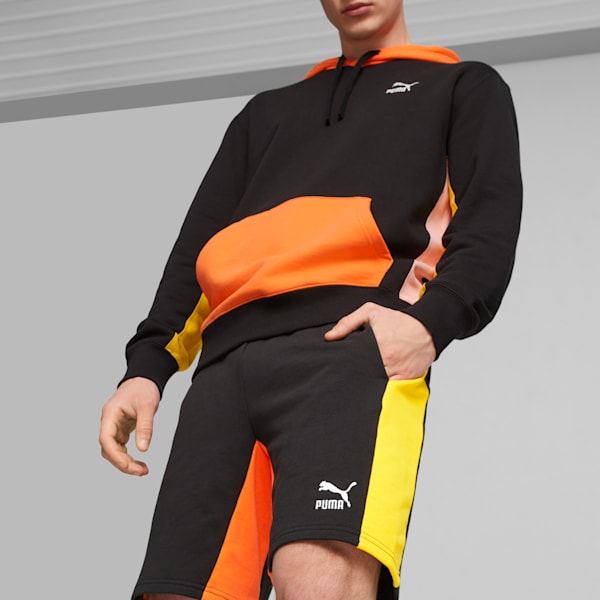 Shorts CLASSICS Block, PUMA Black-Hot Heat, large-ARG