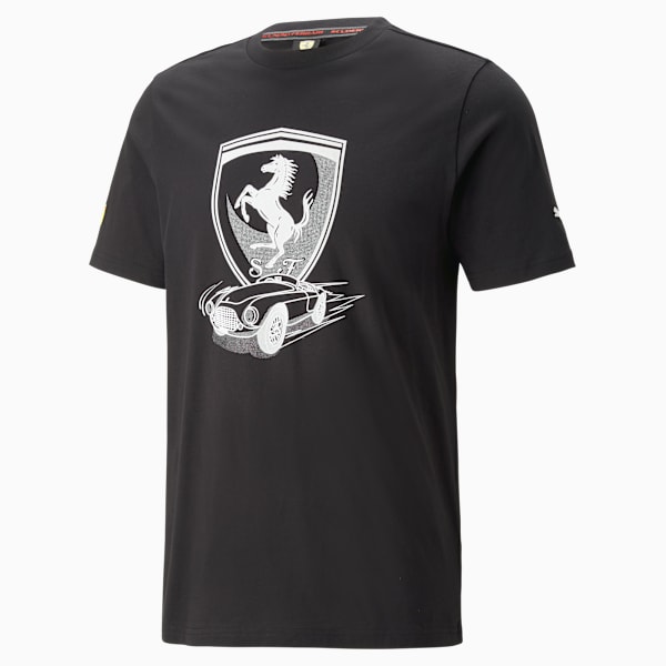 Remera para hombre Scuderia Ferrari Race, PUMA Black, large-ARG