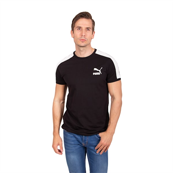Remera deportiva para hombre T7 Iconic, PUMA Black, large-ARG