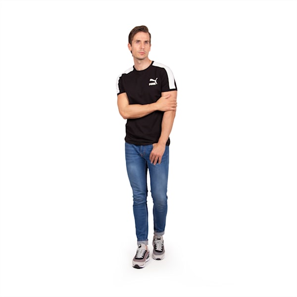 Remera deportiva para hombre T7 Iconic, PUMA Black, large-ARG