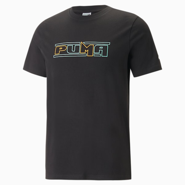 Remera para hombre SWxP, PUMA Black, large-ARG