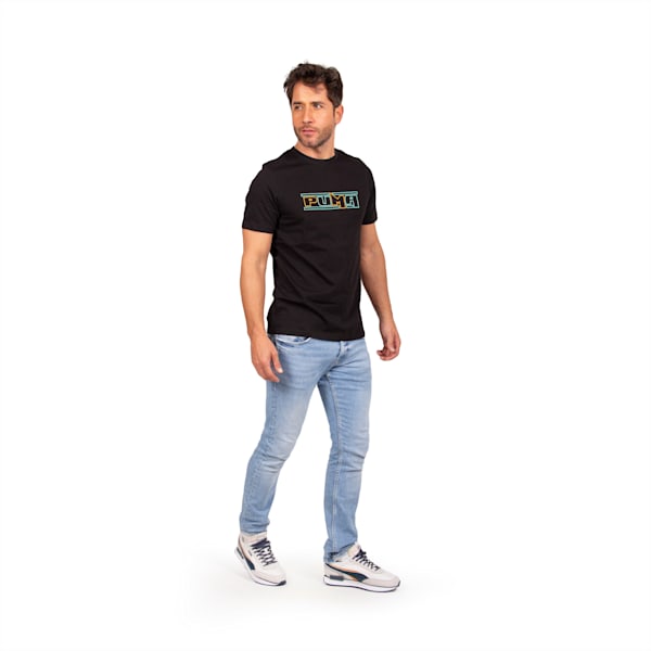 Remera para hombre SWxP, PUMA Black, large-ARG
