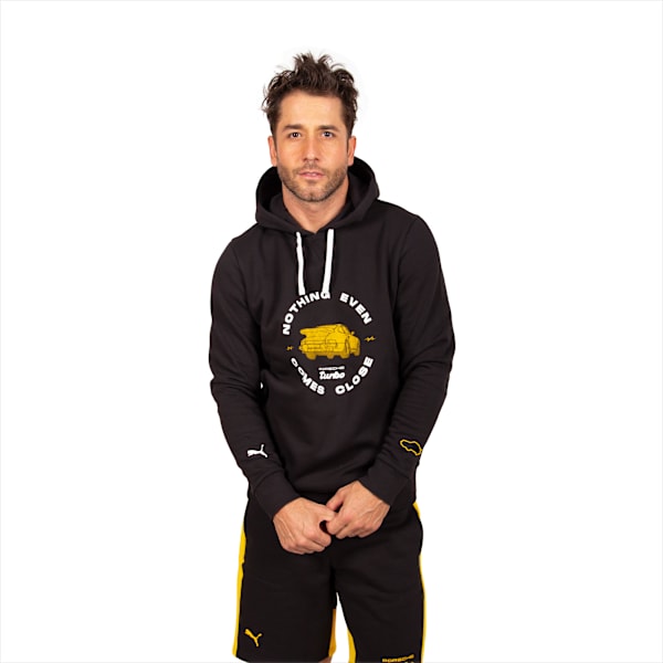 Buzo con capucha para hombre Porsche Legacy, PUMA Black, large-ARG