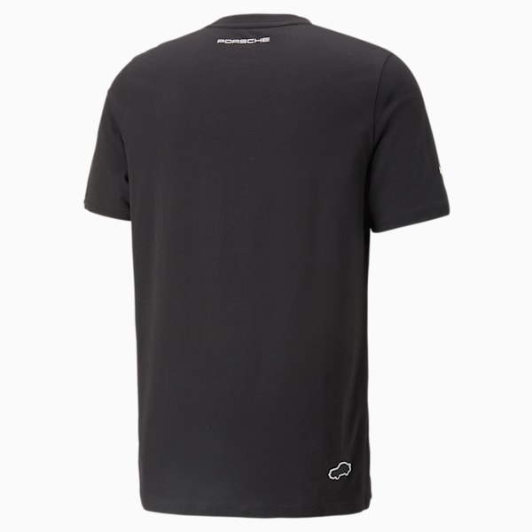 Porsche Legacy Graphic Tee Men, PUMA Black, large-ZAF