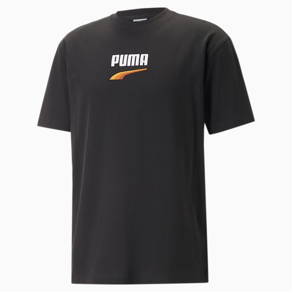 Remera para hombre DOWNTOWN Logo, PUMA Black, large-ARG