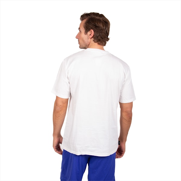 Remera gráfica PUMA TEAM para hombre, PUMA White, large-ARG