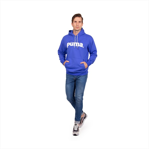 Buzo con capucha para hombre PUMA TEAM, Royal Sapphire, large-ARG