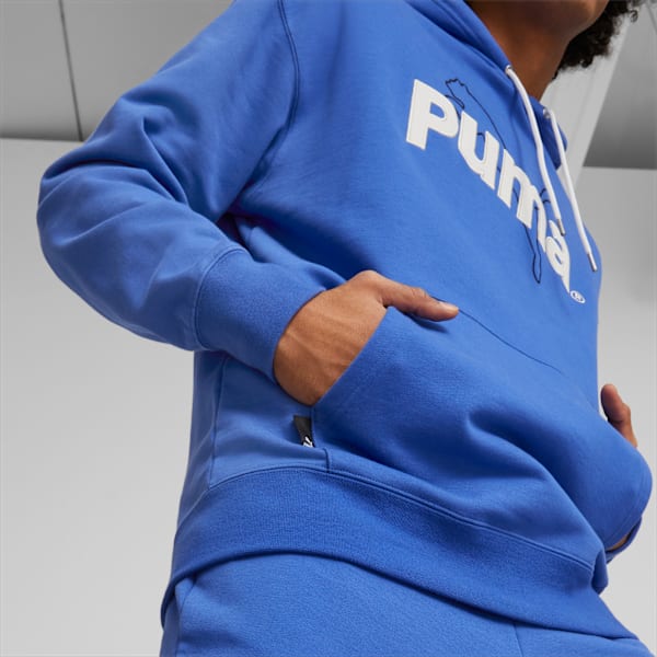 Buzo con capucha para hombre PUMA TEAM, Royal Sapphire, large-ARG